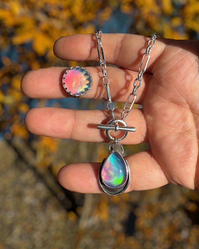 Aurora Opal Ring - Sky Island Jewelry