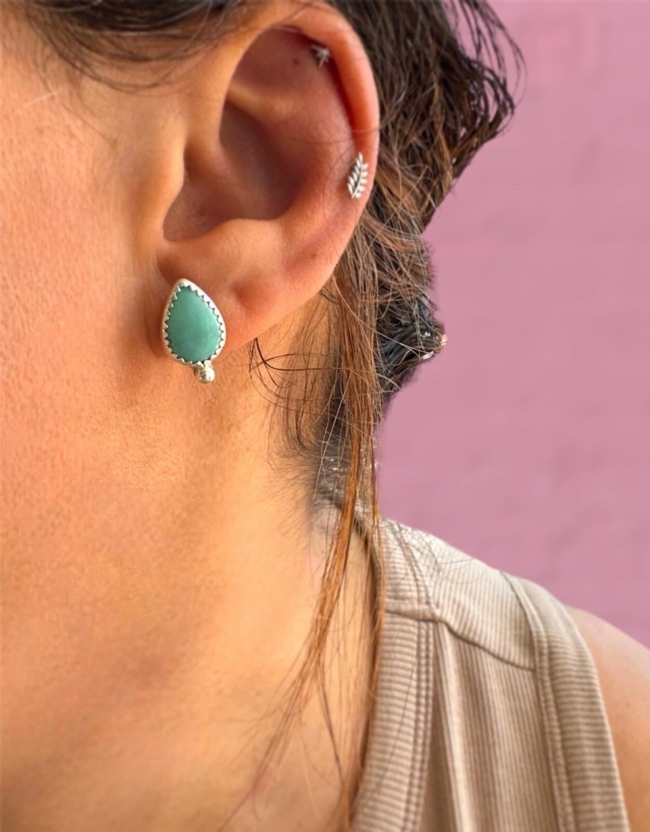 Campitos Turquoise Studs - Sky Island Jewelry