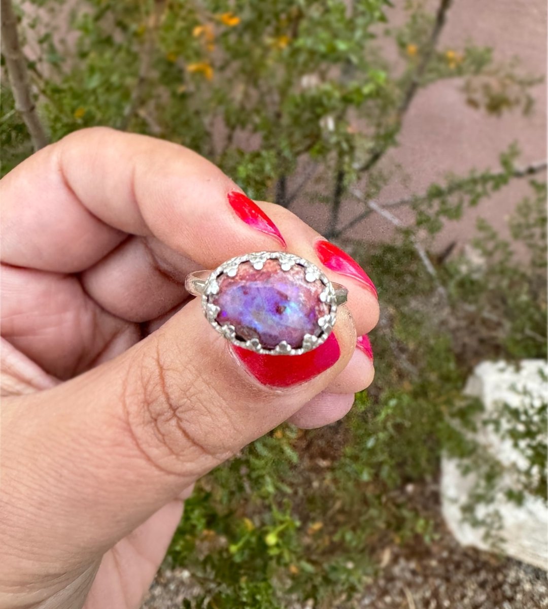 Cantera Fire Opal Ring - Sky Island Jewelry