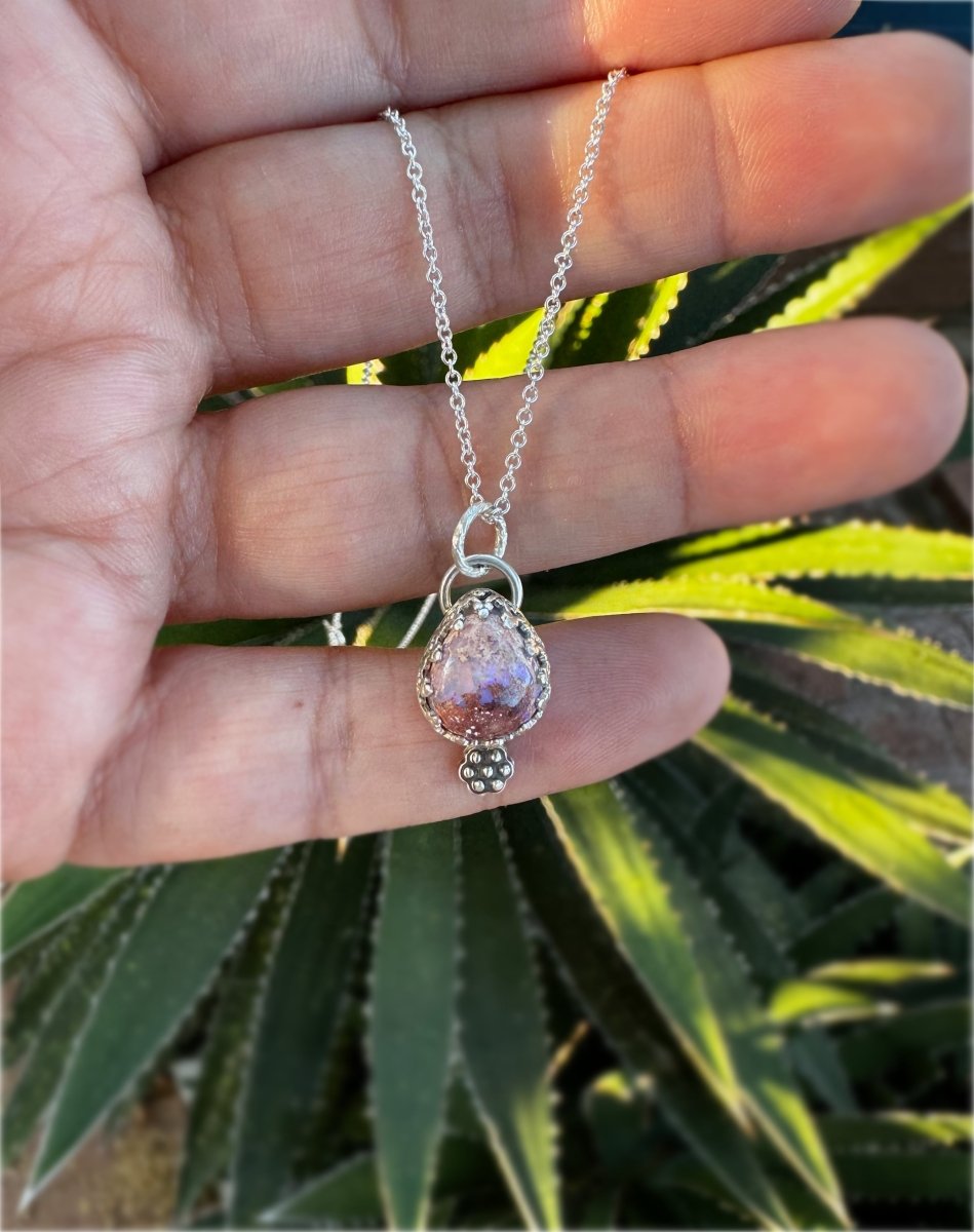 Cantera Opal Purple Necklace - Sky Island Jewelry