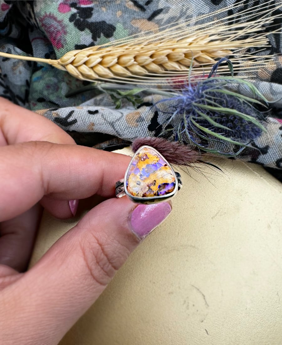 Cantera Opal Ring - Sky Island Jewelry