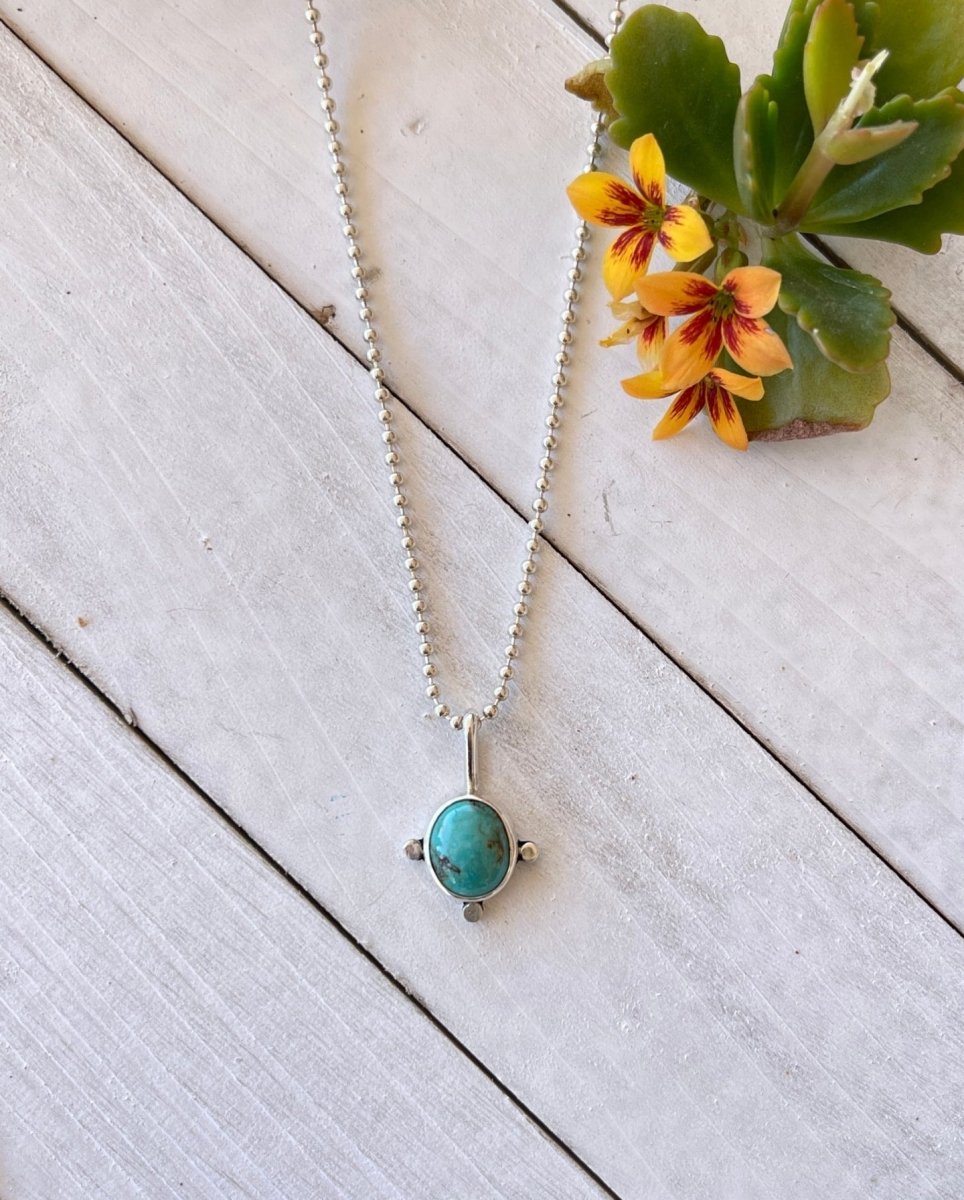 Dainty Turquoise Necklace - Sky Island Jewelry