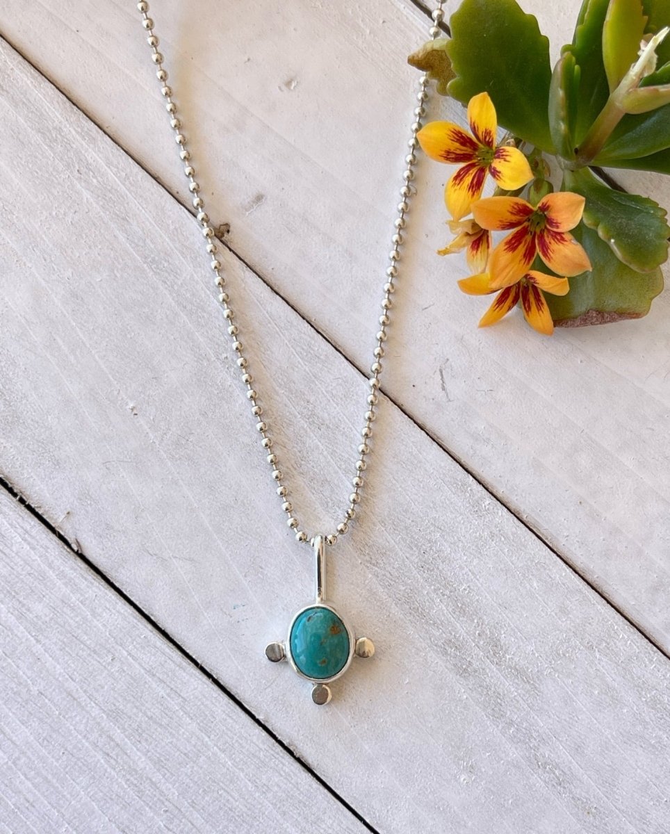 Dainty Turquoise Necklace - Sky Island Jewelry