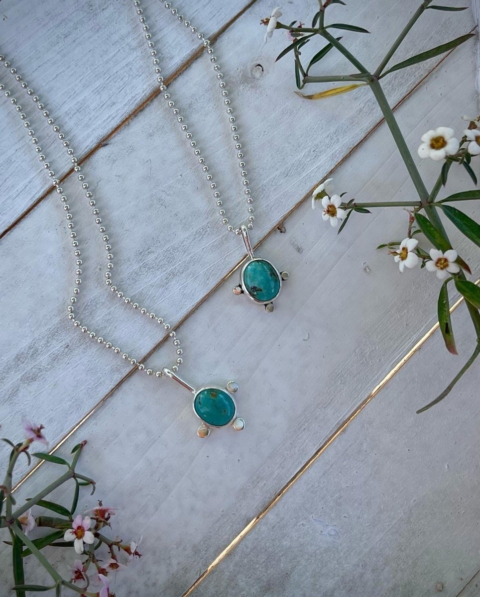 Dainty Turquoise Necklace - Sky Island Jewelry