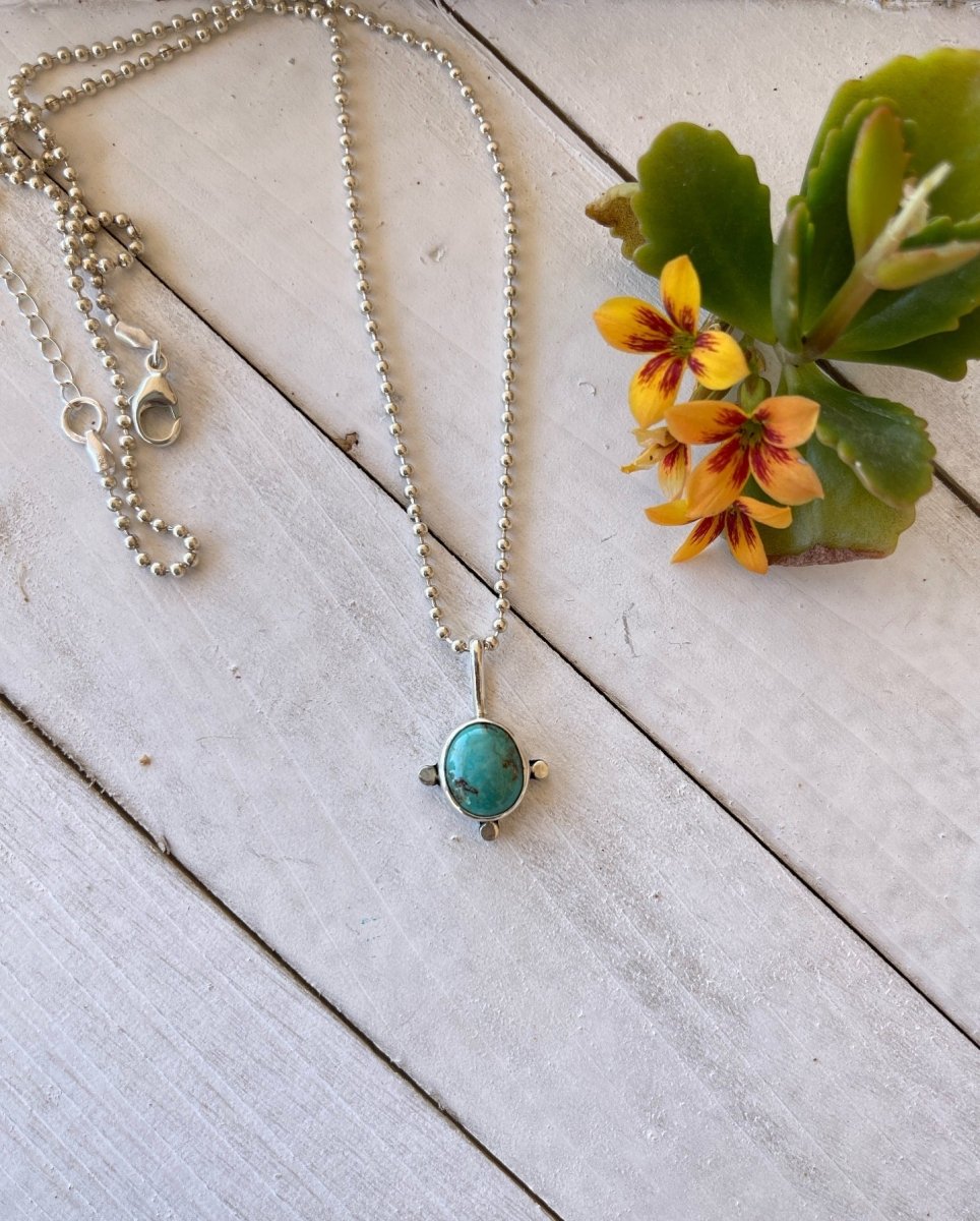Dainty Turquoise Necklace - Sky Island Jewelry