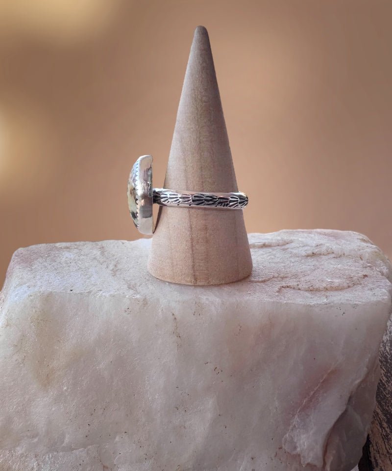 Dalmatian Jasper Ring - Sky Island Jewelry