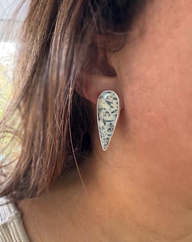 Dendritic Agate Earrings - Sky Island Jewelry