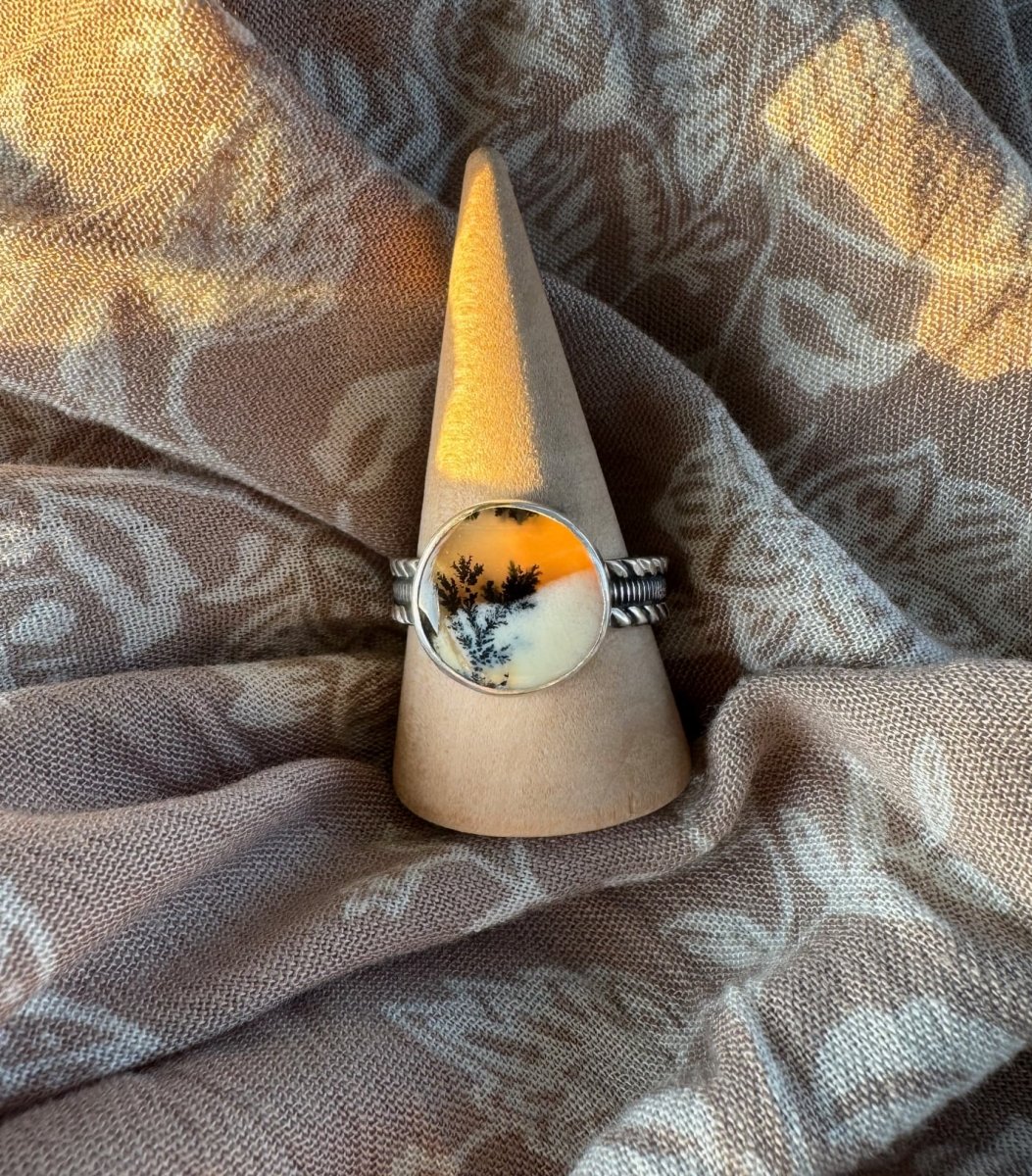 Dendritic Agate Ring - Sky Island Jewelry