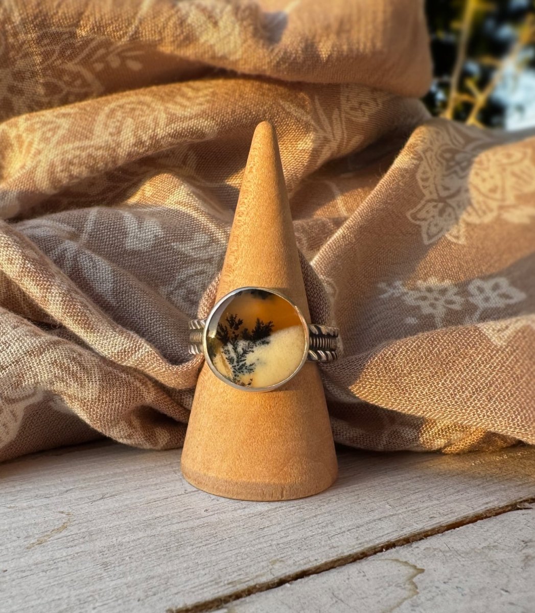 Dendritic Agate Ring - Sky Island Jewelry