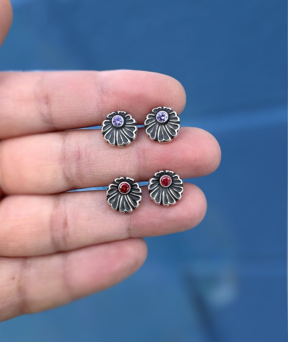 Floral Stud Earrings - Sky Island Jewelry