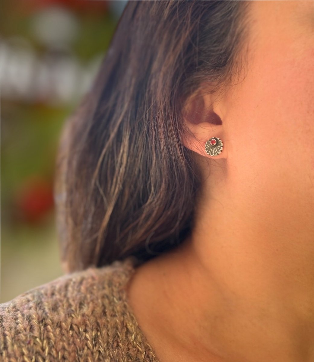 Floral Stud Earrings - Sky Island Jewelry