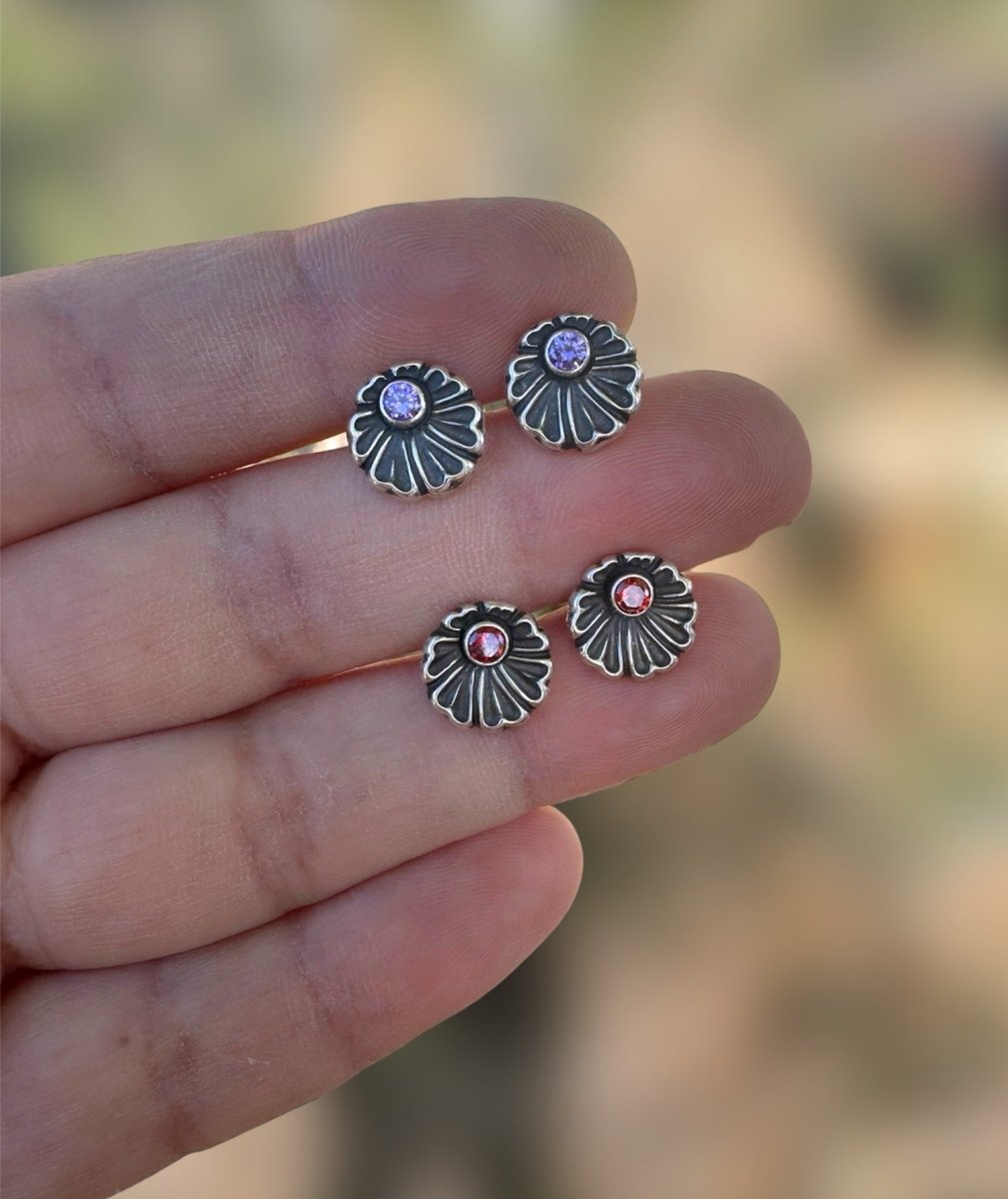 Floral Stud Earrings - Sky Island Jewelry