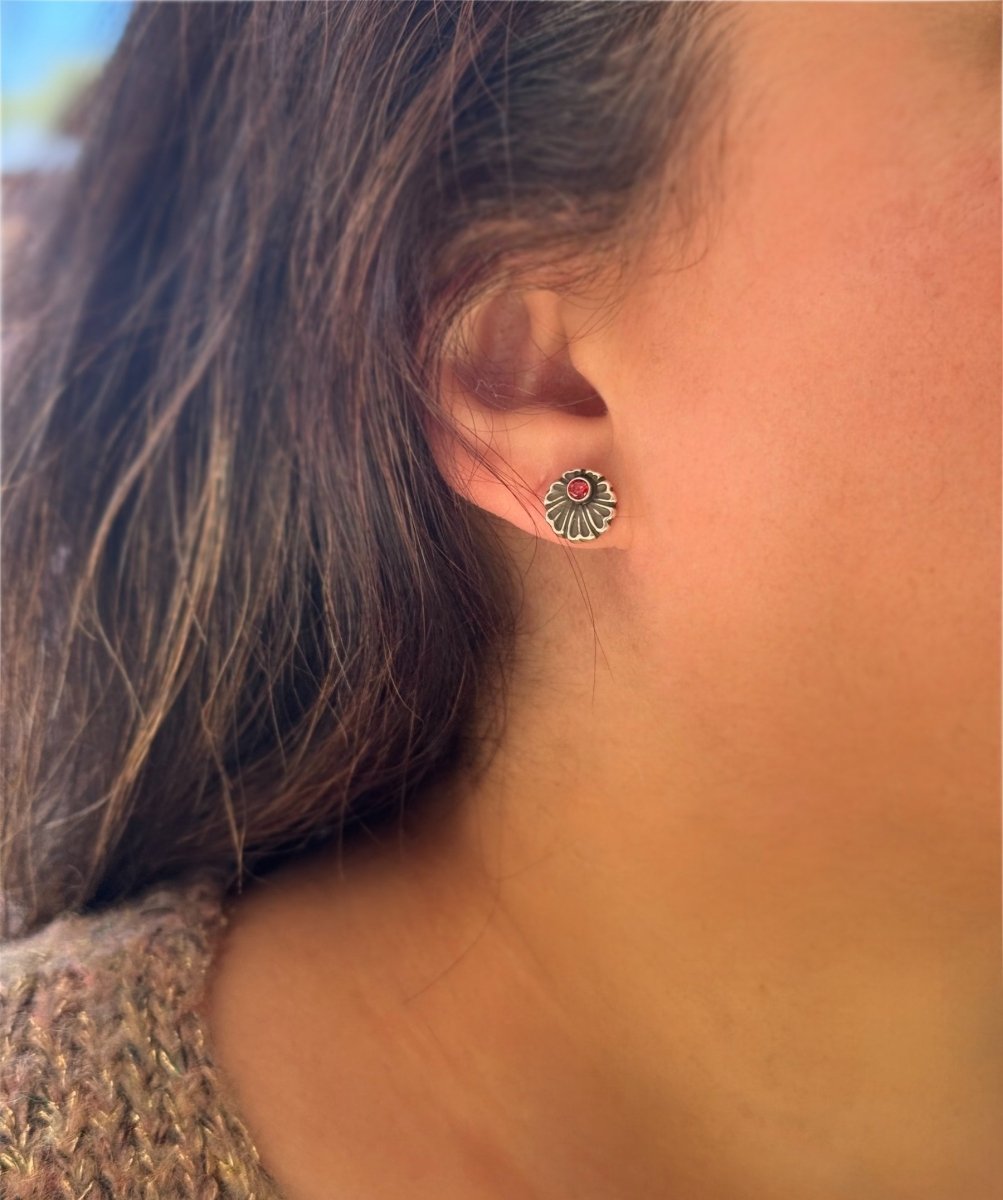Floral Stud Earrings - Sky Island Jewelry
