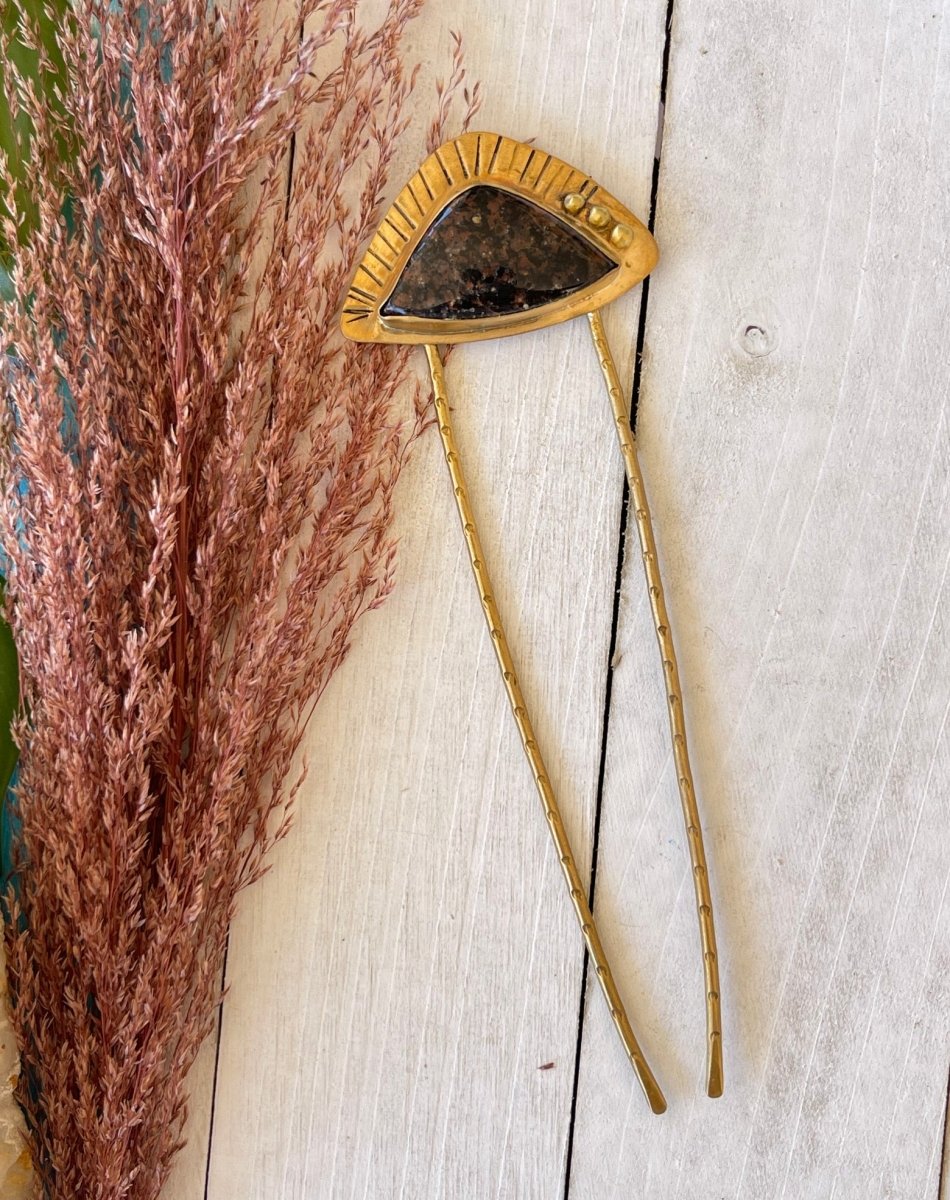Jasper Hair Fork - Sky Island Jewelry