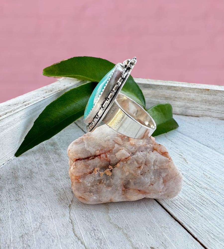 Kingman Turquoise Ring - Sky Island Jewelry