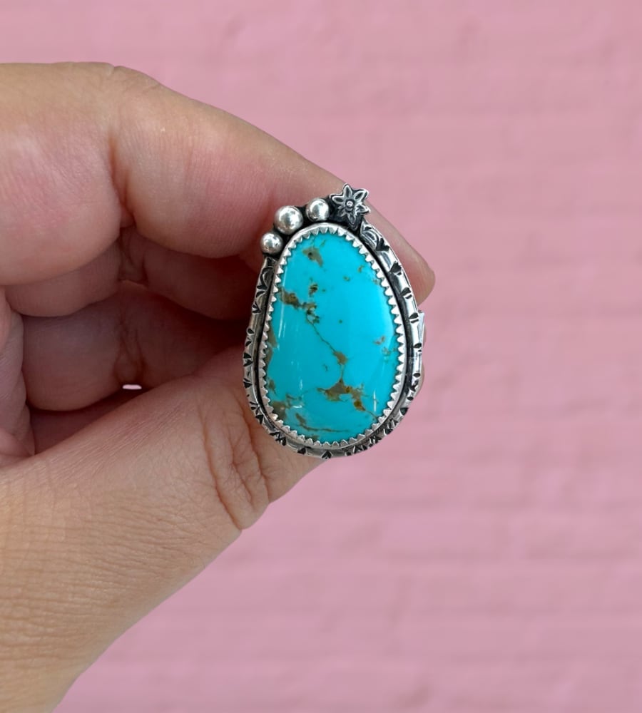 Kingman Turquoise Ring - Sky Island Jewelry