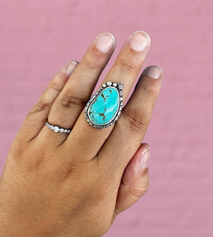Kingman Turquoise Ring - Sky Island Jewelry