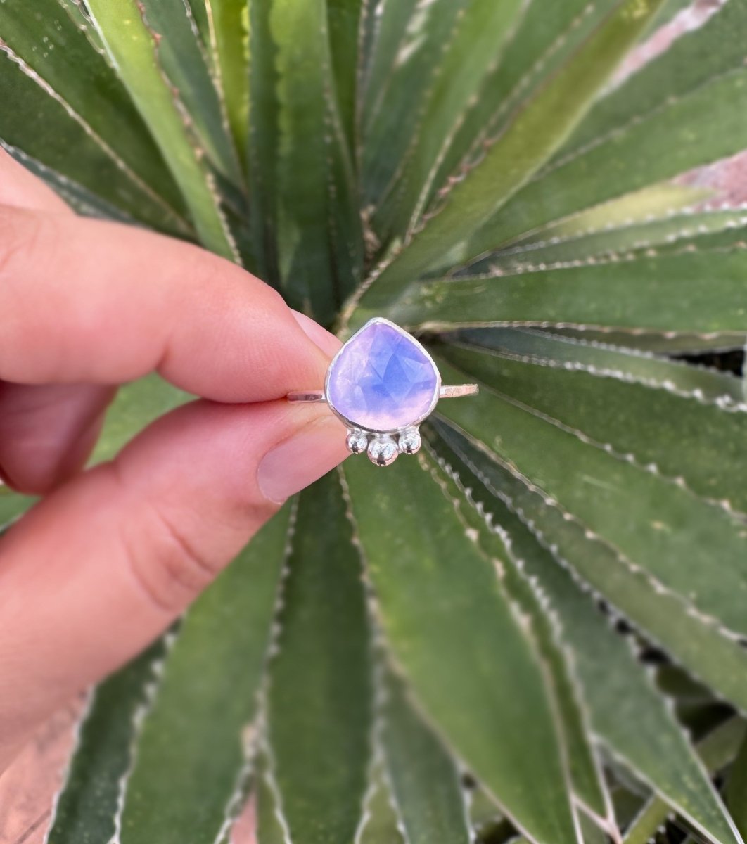Lavender Moon Quartz Ring - Sky Island Jewelry
