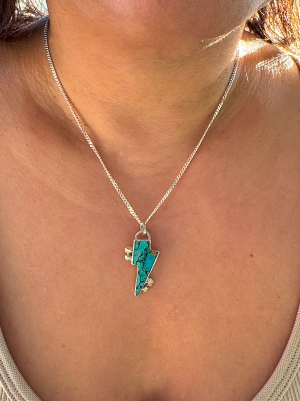 Lightning Bolt Necklace - Sky Island Jewelry