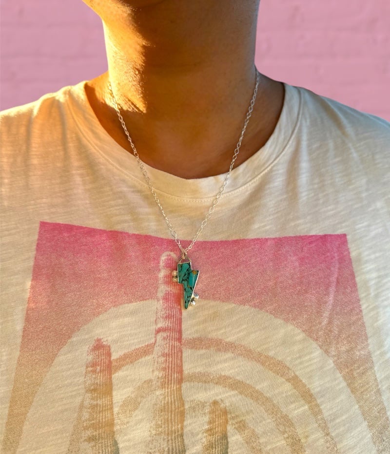 Lightning Bolt Necklace - Sky Island Jewelry