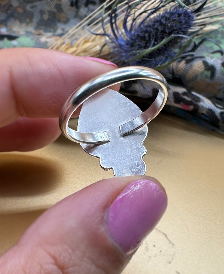 Ocean Jasper & Rhodonite Ring - Sky Island Jewelry