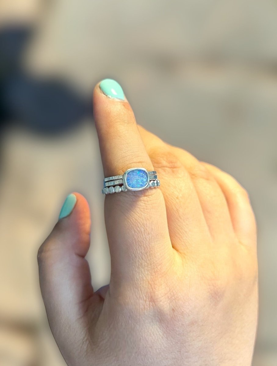 Opal Stacker Ring Set - Sky Island Jewelry