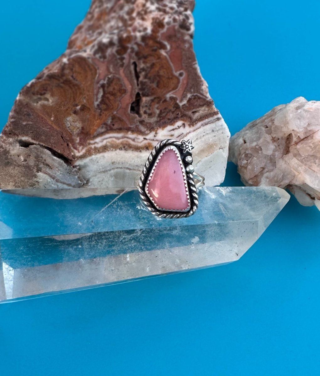 Pink Opal Ring - Sky Island Jewelry