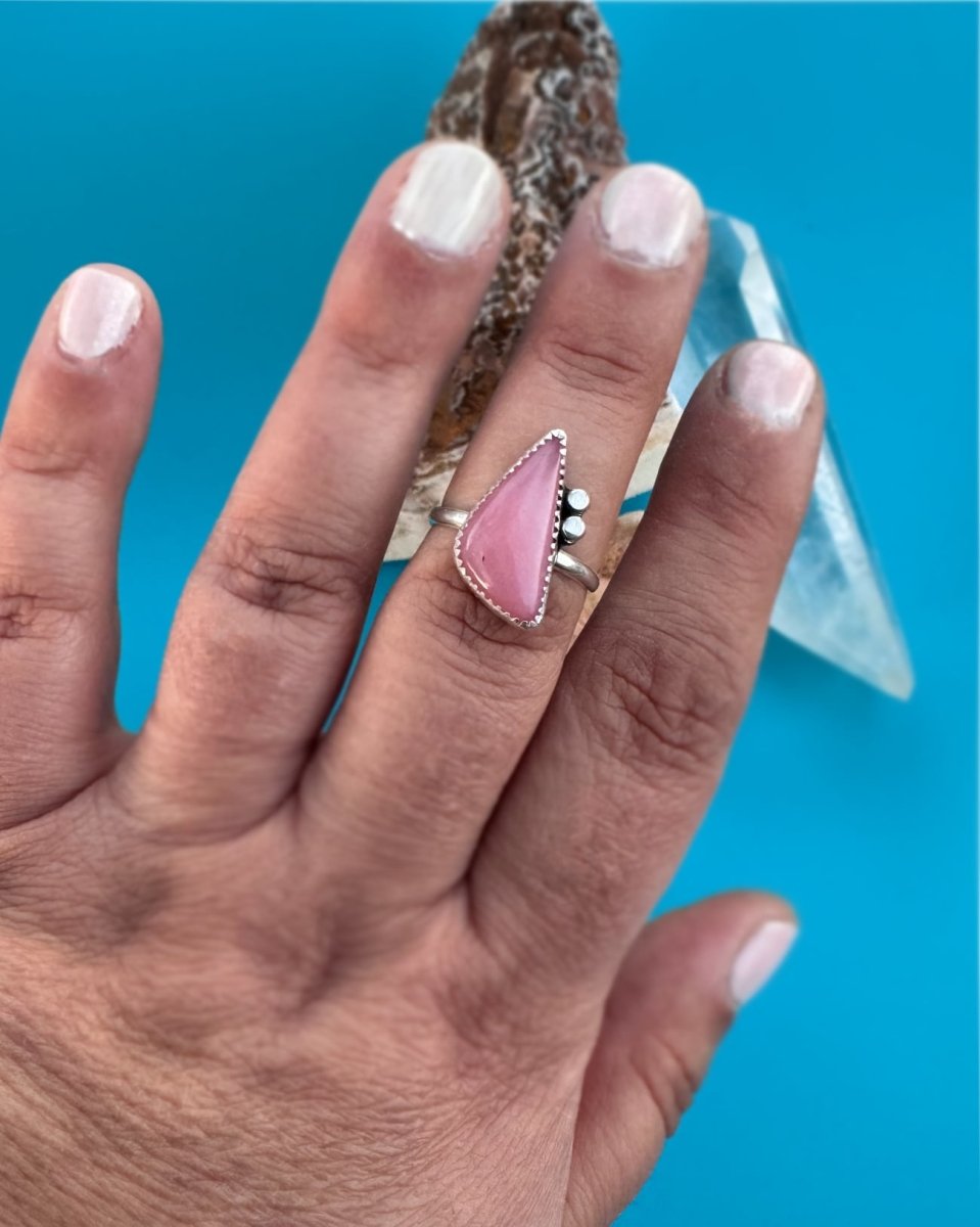 Pink Opal Ring - Sky Island Jewelry