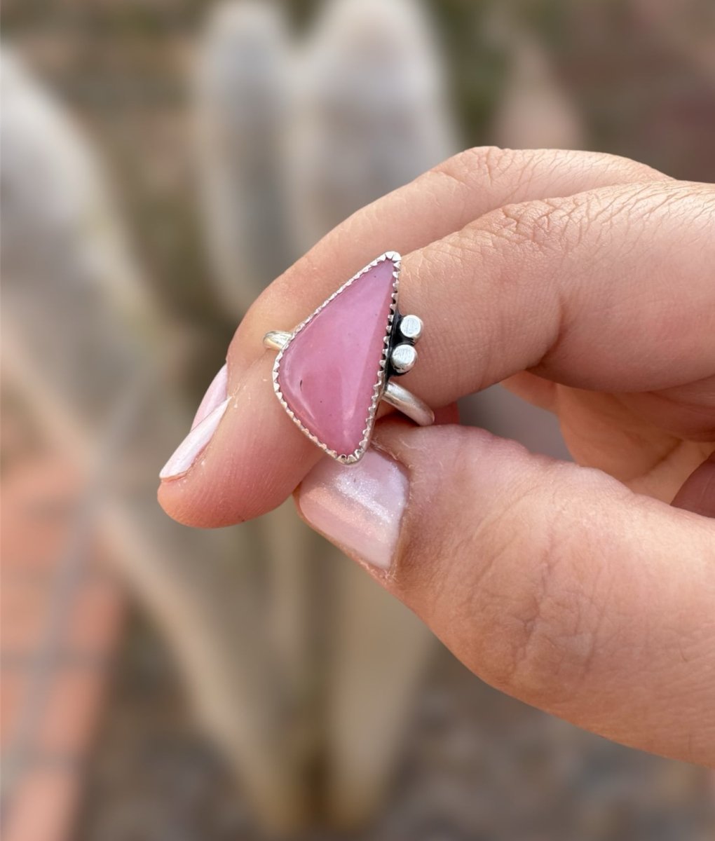 Pink Opal Ring - Sky Island Jewelry