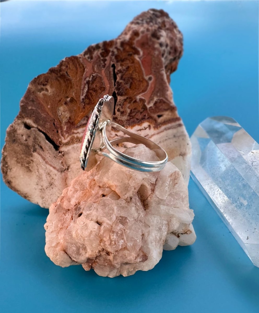 Pink Opal Ring - Sky Island Jewelry