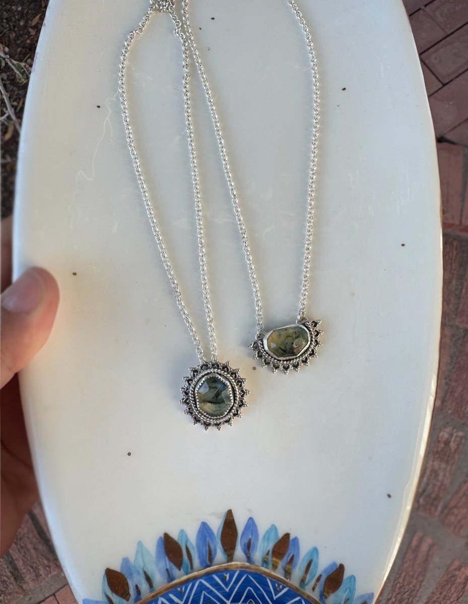 Prehnite Green Necklaces - Sky Island Jewelry