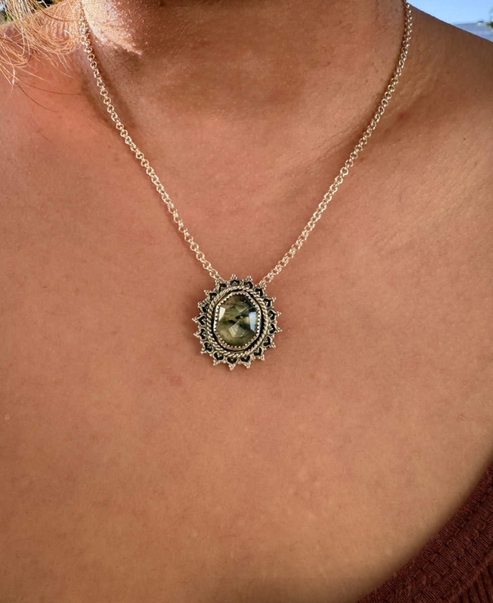Prehnite Green Necklaces - Sky Island Jewelry