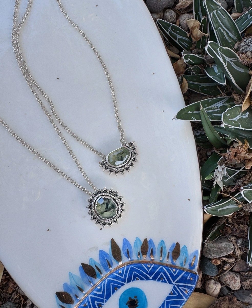Prehnite Green Necklaces - Sky Island Jewelry