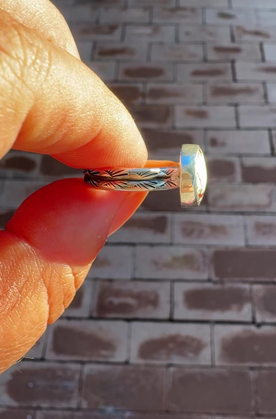 video of wild horse magnesite ring