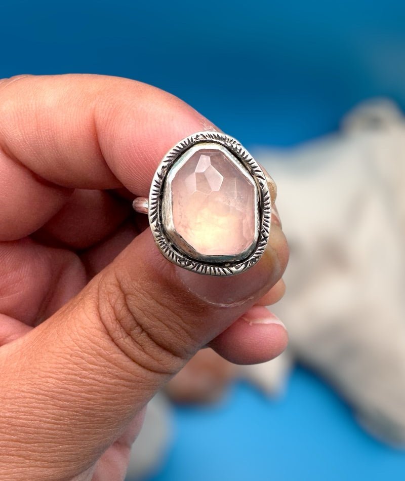 Rose Quartz Ring - Sky Island Jewelry