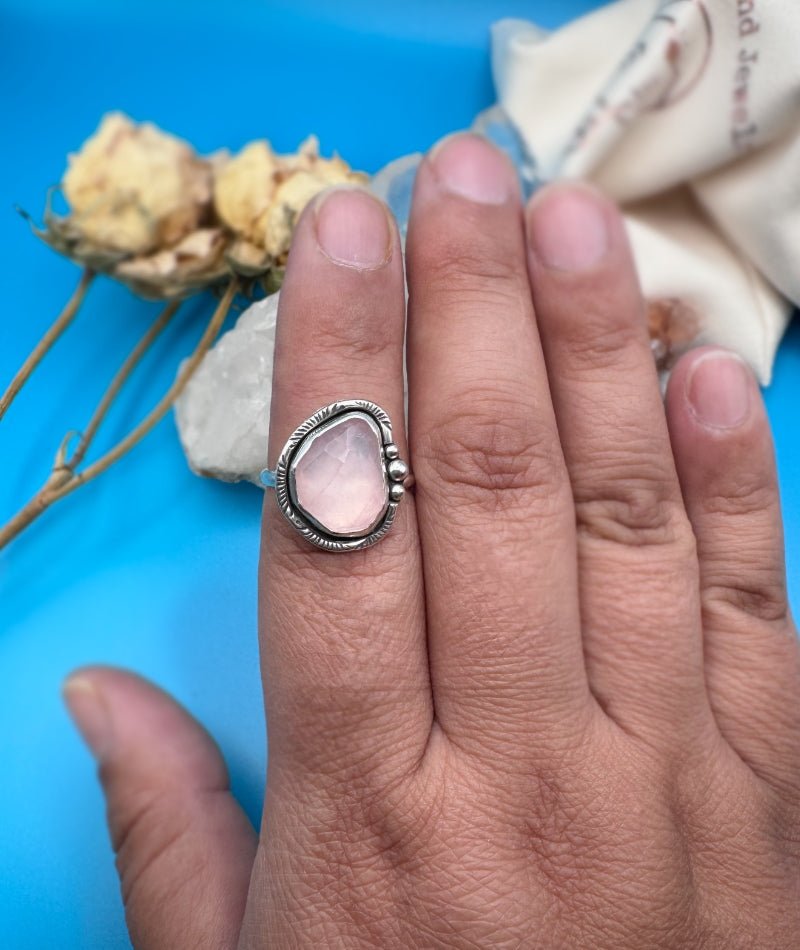 Rose Quartz Ring - Sky Island Jewelry