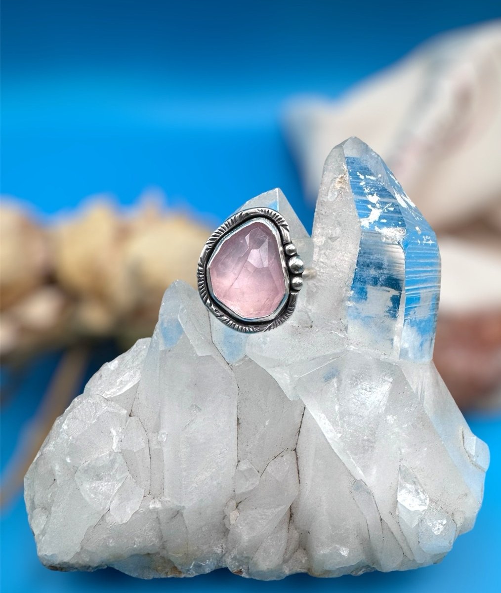 Rose Quartz Ring - Sky Island Jewelry
