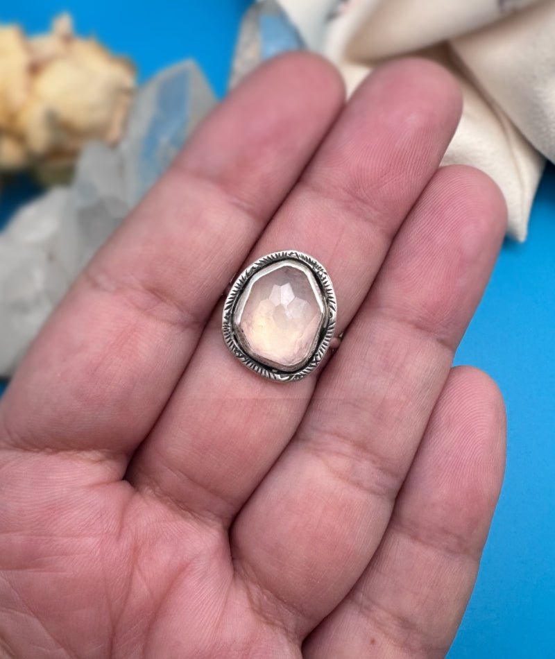 Rose Quartz Ring - Sky Island Jewelry