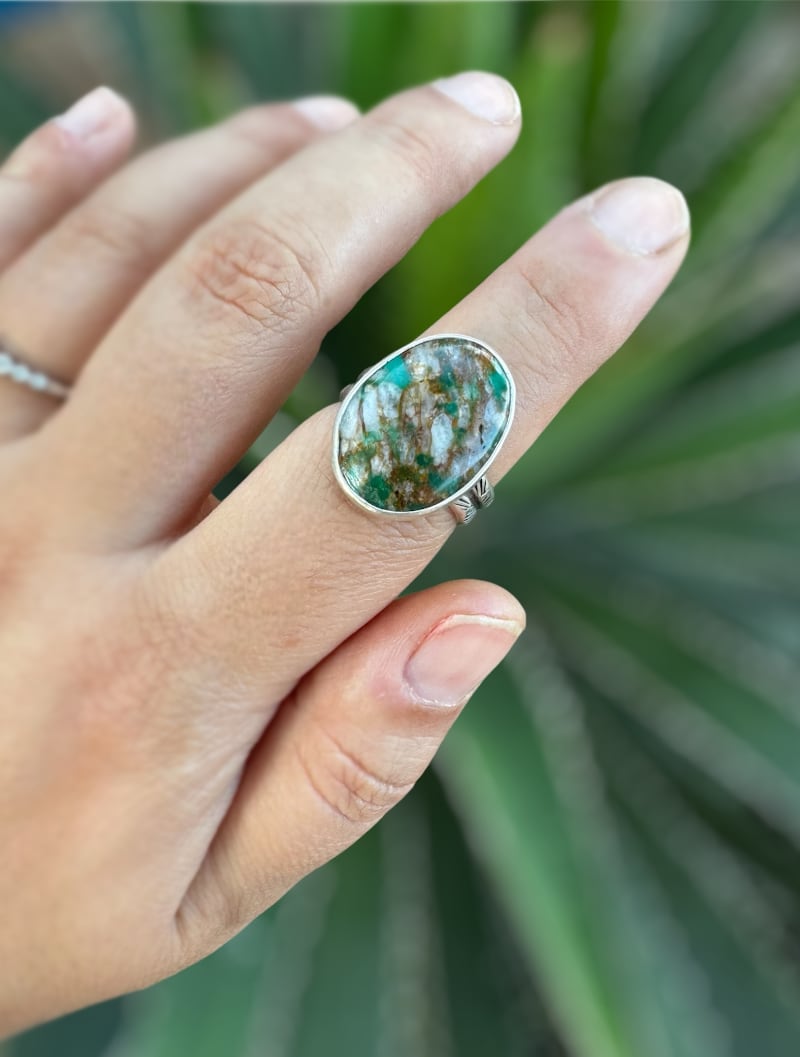 Royston Turquoise Statement Ring - Sky Island Jewelry
