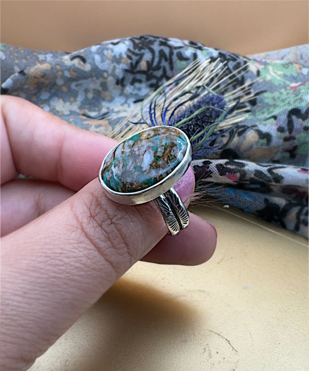Royston Turquoise Statement Ring - Sky Island Jewelry