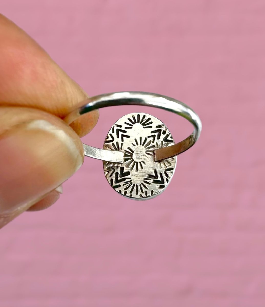 Sonoran Turquoise Solitaire Ring - Sky Island Jewelry
