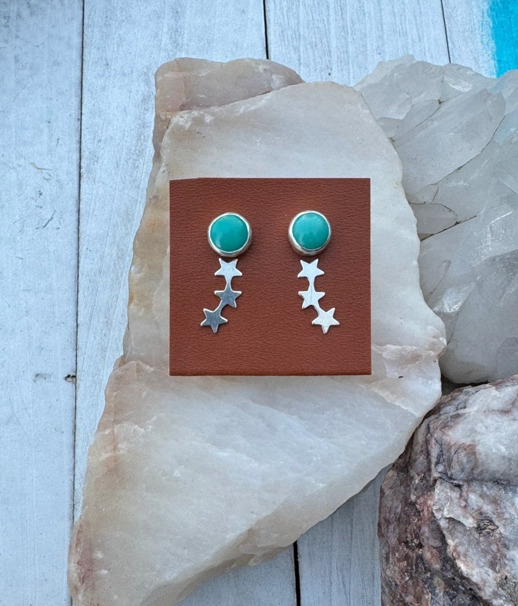 Turquoise Studs w/Free Star Studs - Sky Island Jewelry