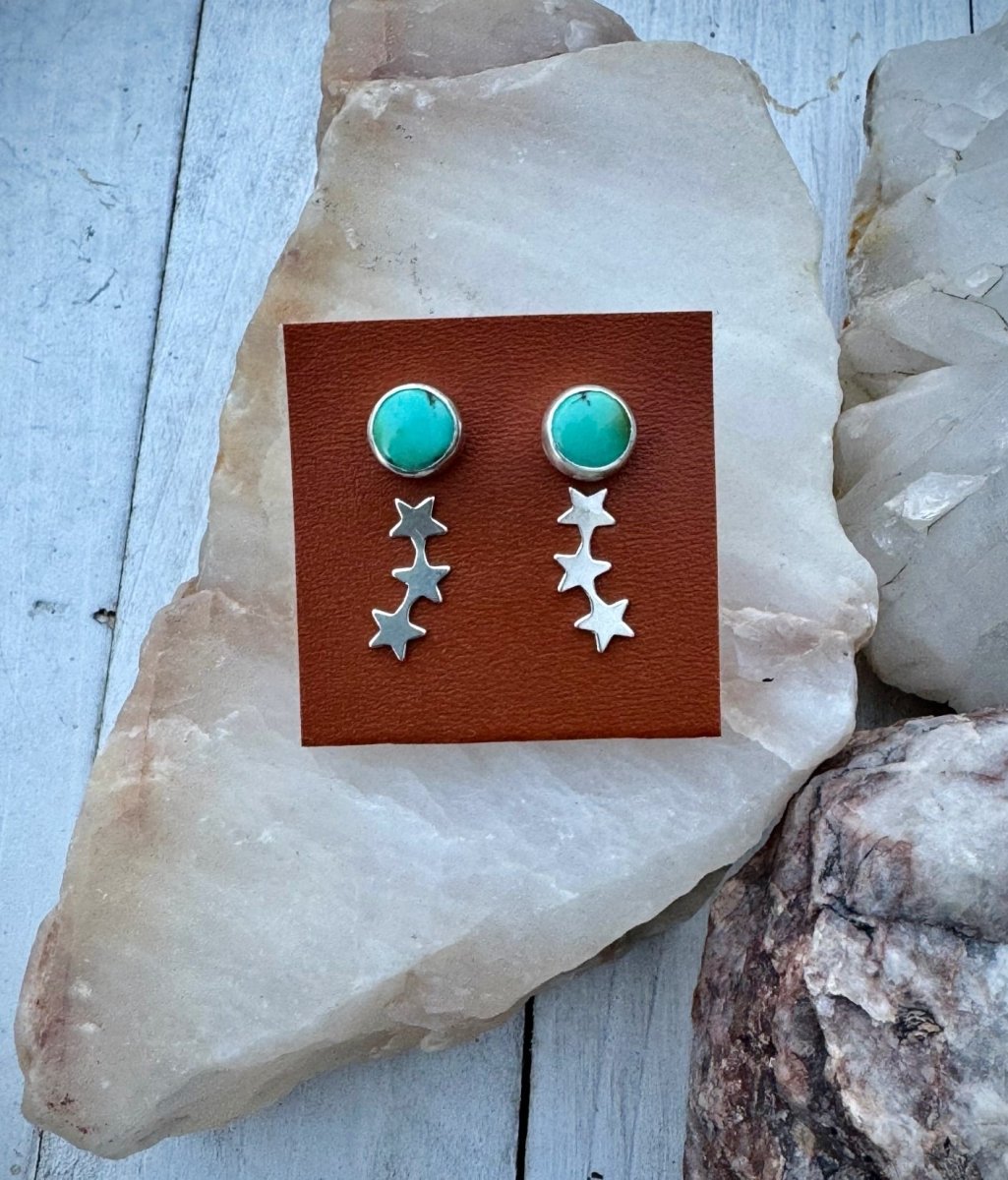 Turquoise Studs w/Free Star Studs - Sky Island Jewelry