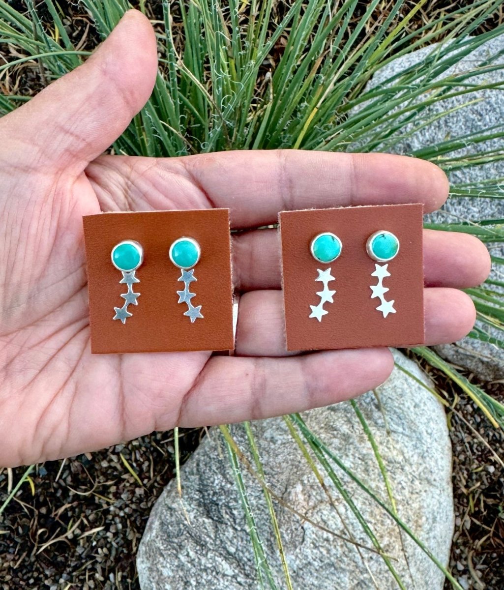 Turquoise Studs w/Free Star Studs - Sky Island Jewelry