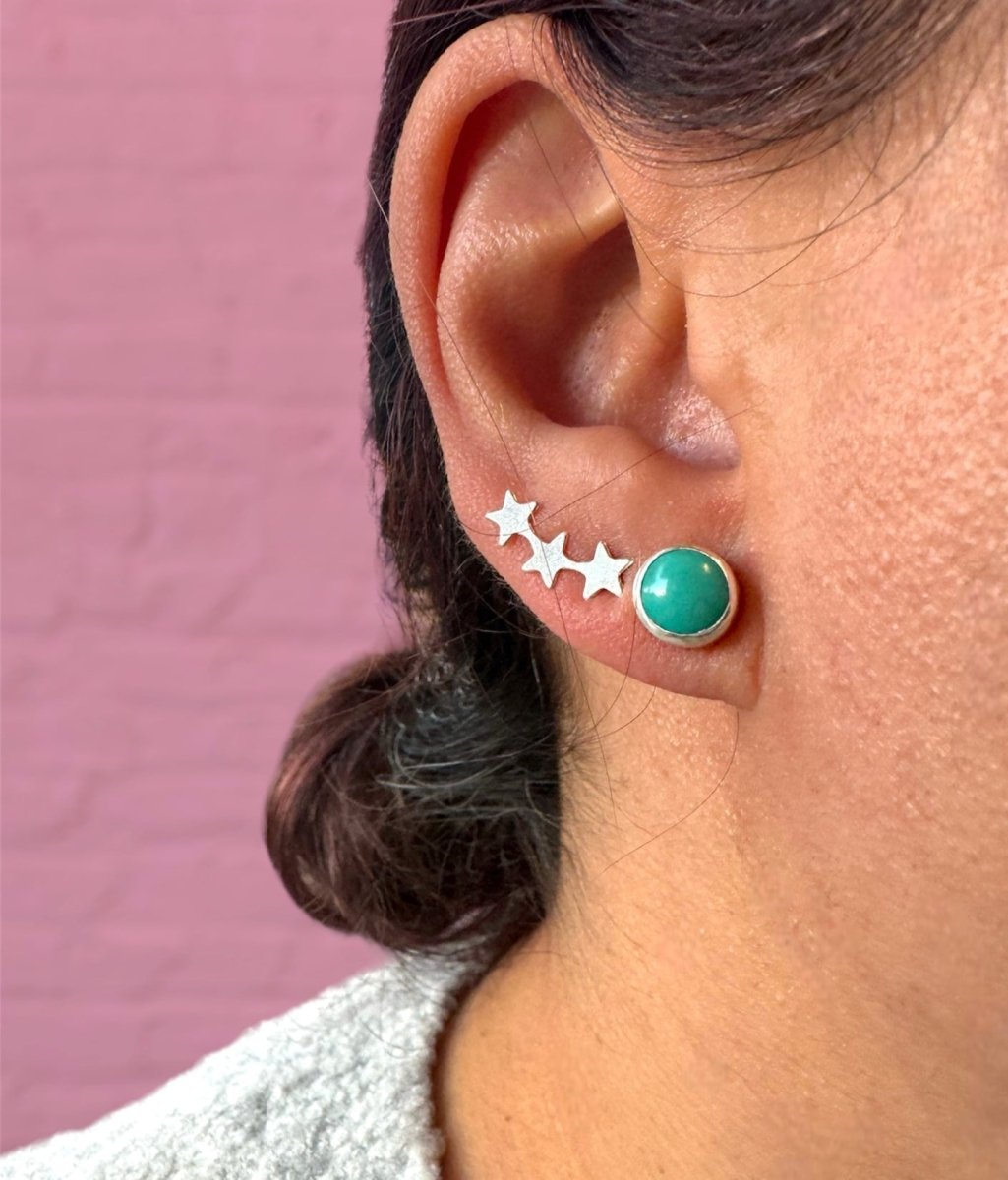 Turquoise Studs w/Free Star Studs - Sky Island Jewelry