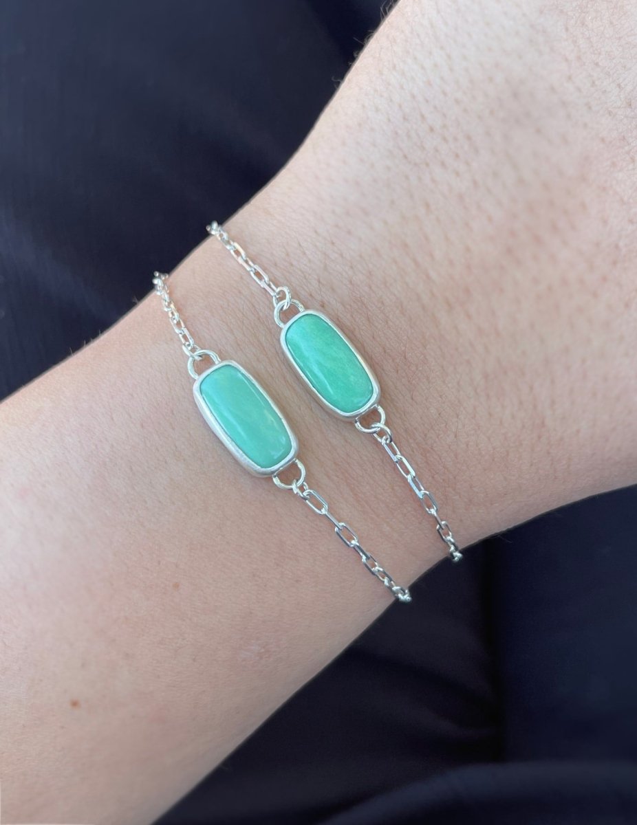 Variscite Chain Bracelet - Sky Island Jewelry