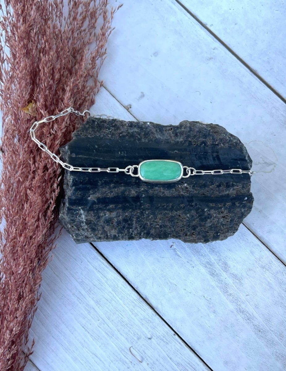 Variscite Chain Bracelet - Sky Island Jewelry