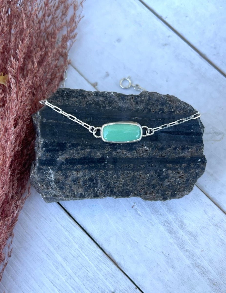Variscite Chain Bracelet - Sky Island Jewelry