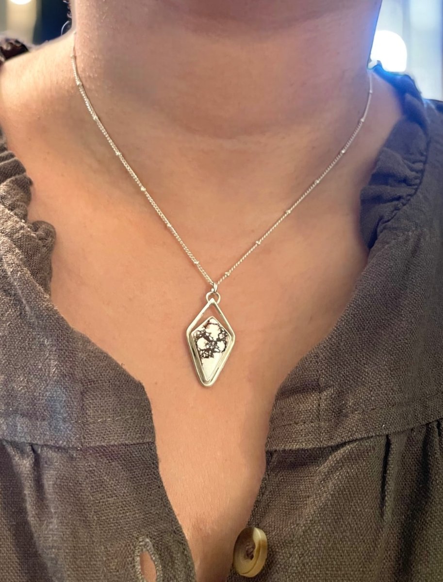 Wild Horse Magnesite Necklace - Sky Island Jewelry