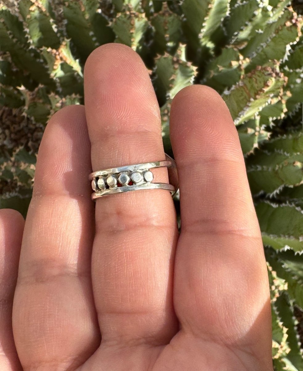 Wild Horse Magnesite & Turquoise Ring - Sky Island Jewelry
